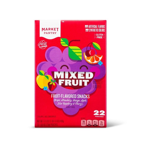 Mixed Fruit Flavored Fruit Snacks 22ct Market Pantry Target