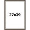 PosterPalooza | Weathered Black Picture Frame - UV Acrylic, Foam Board Backing, Hanging Hardware - 2 of 4