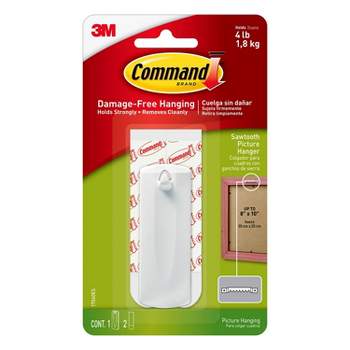Command Sawtooth Picture Hanger White (17040ES) 