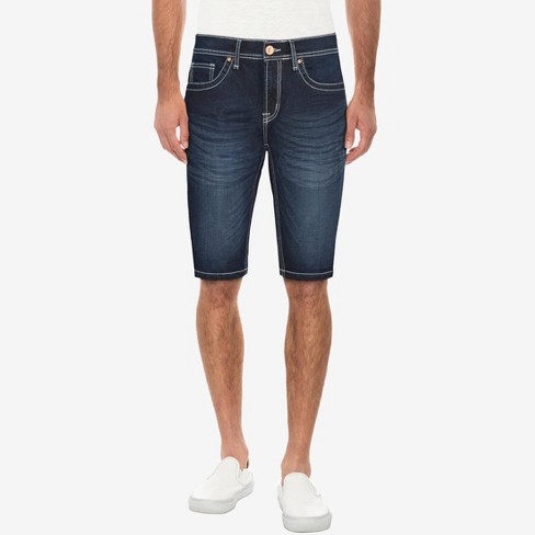 mens denim shorts target