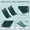 Tractor Bucket Protector 2pcs Ski Edge Protector Turf Tamer Skid Protector, Heavy Duty Steel Bucket Edge Anti-Skid Device, Bucket Attachment Green - 3 of 4