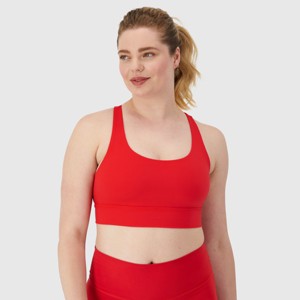 Hanes Moves Women's Crop Sports Bra, Racerback - 1 of 4