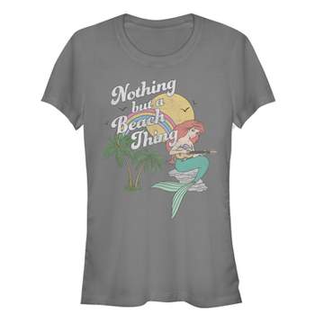 Juniors Womens The Little Mermaid Ariel Beach Thing T-Shirt