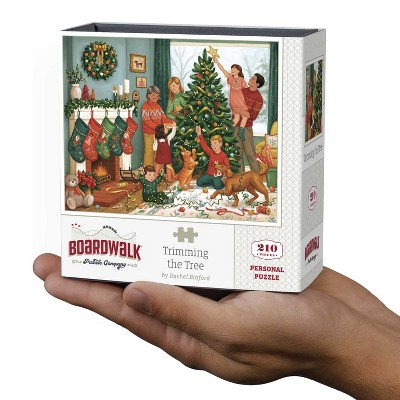 Trimming the Tree by Boardwalk - Jigsaw Puzzle