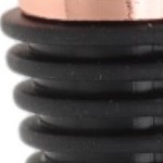 rose gold tone, red, black