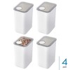 iDesign Large Canister with Removable Pour Cap - Set of 4 - White - 2 of 4