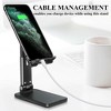 MaseiKar Cell Phone Stand Tablet Stand Mount Mobile Phone Desktop Tablet Holder Table Cell Foldable Extend Support Desk Mobile Phone Holder Stand - 2 of 4