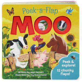 Peek-a-Flap Moo (Hardcover) (Jaye Garnett)