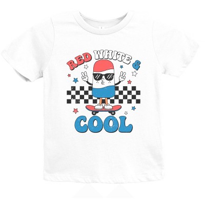 The Juniper Shop Red White and Cool Popsicle Youth Short Sleeve Tee
