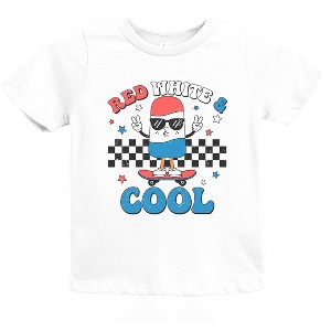 The Juniper Shop Red White and Cool Popsicle Youth Short Sleeve Tee - 1 of 4