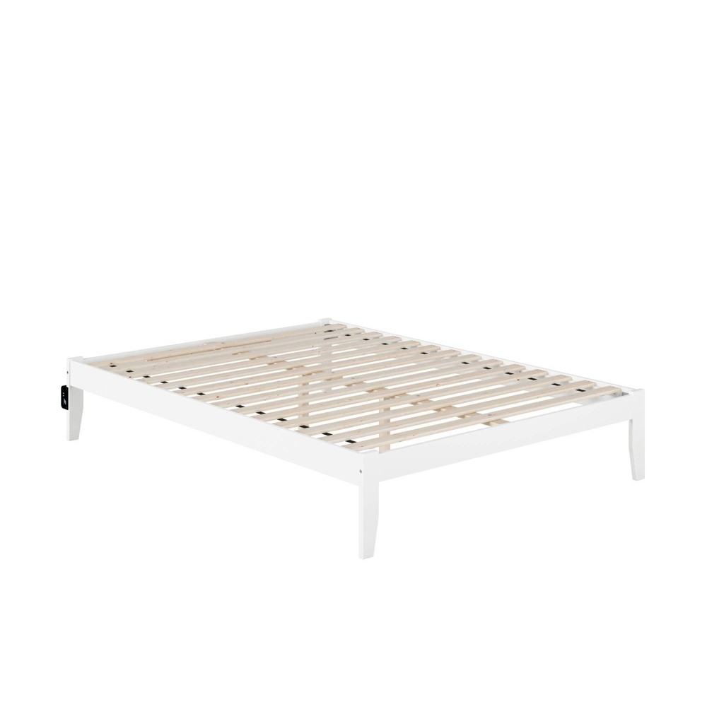 Photos - Bed Frame AFI Queen Colorado Bed with USB Turbo Charger White  