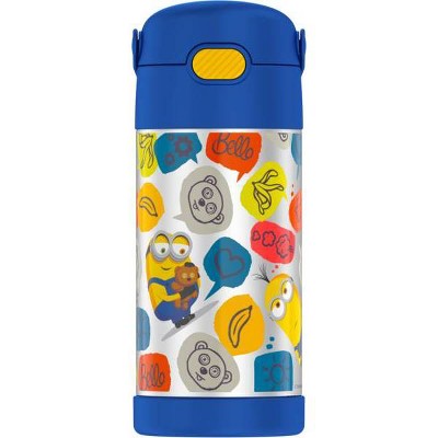 Thermos Minions 12oz FUNtainer Water Bottle with Bail Handle - Blue