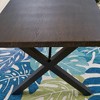 65.9" Rectangle Large Metal Patio Table: Weather-Resistant, Steel Frame, Captiva Designs - 4 of 4