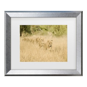 Trademark Fine Art - Mohammed Alnaser Convoy Matted Framed Art - 1 of 4