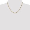 Black Bow Jewelry 1.85mm 14k Yellow Gold Diamond Cut Round Box Chain Necklace - 2 of 4