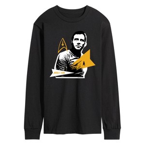 Men's - Star Trek - Retro Kirk Long Sleeve Graphic T-Shirt - 1 of 4