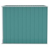 vidaXL Wall-mounted Garden Shed Green 46.5"x76.4"x70.1" Galvanized Steel - 4 of 4