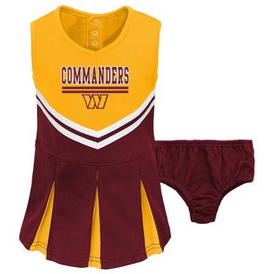 Washington Commanders Girls Toddler Cheerleader T-Shirt