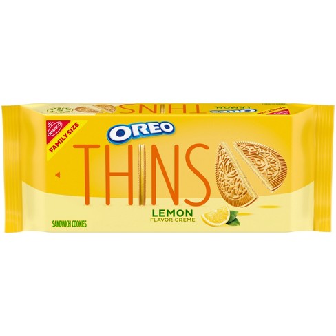 Oreo Thins Lemon Cookies Family Size - 11.78oz : Target