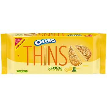 Oreo Thins Lemon Cookies Family Size - 11.78oz