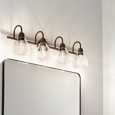 Transitional 33'' Distressed Bronze Wall Mounted Ambient Light Fixture