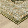 Oriental Weavers Andorra 2417B Green/ Gold Indoor Area Rug - 2'3" x 8' - 2 of 4