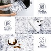 Modern Washable Printed Area Rug, Floor Carpet with Non-Slip Backing, Low Pile Stain Resistant & Non-Shedding Accent Mat for Living Room Bedroom - 4 of 4