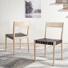 Eluned Leather Dining Chair (Set Of 2)  - Safavieh - 2 of 4