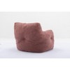 Maliang Soft Teddy Fabric Tufted Foam Bean Bag Chair, Small Living Space Furniture - 4 of 4