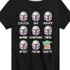 Boys' - The Mandalorian - Mandalorian Moods Short Sleeve Graphic T-Shirt - 2 of 4