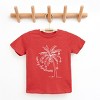 Merry Christmas Palm Tree - Youth Short Sleeve Graphic T-Shirt - 3 of 4