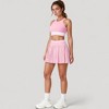 Anna-Kaci Active Women's Pleated Tennis Skirt with Built-In Shorts and Side Pocket for Sporty Style and Functional Movement - 3 of 4