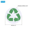 Unique Bargains Recycling Self-Adhesive Indoor Outdoor Sign 12 Pack 5 Inch - 2 of 4