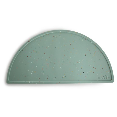 Mushie Silicone Placemat - Sage Confetti - image 1 of 3