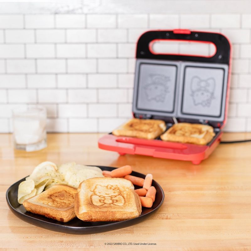 Uncanny Brands Hello Kitty Red Grilled Cheese Maker, 5 of 10