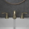 5-Inch Widespread Bathroom Sink Faucet - 2-Handle Low Arc Vanity Faucet | 3-Hole Basin Faucet with Pop-Up Drain & cUPC Water Supply Lines - 3 of 4