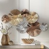 Dahlia Studios Ponderay 40 3/4" Wide Modern Multi-Color Fan Metal Wall Art - 2 of 4