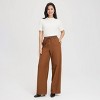 Women's Mid-Rise Wide Leg Elastic Waist Palazzo Pants - A New Day™ - 4 of 4