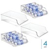 iDesign Set of 4 Water Bottle Organizer for Fridge - Clear, USA Made - 2 of 4