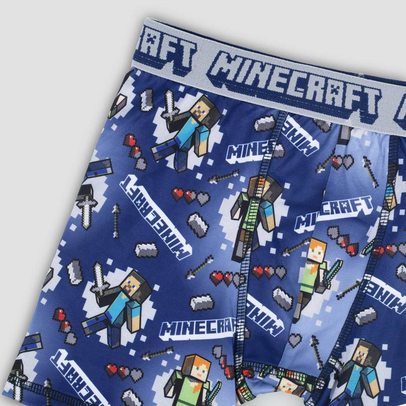 Boys' Minecraft 4pk Underwear, 4 of 6
