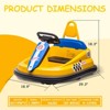6V Kids Electric Bumper Car for Toddlers, Spin 360¡ã with Forward/Reverse, Music & Horn, Adjustable Seat Belt - 2 of 4