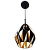 CWI Lighting Oxide 1 Light Down Pendant With Black+Copper Finish - 4 of 4
