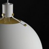 Maxim Lighting Dawn 1 - Light Pendant in  White/Satin Brass - 3 of 4