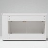 36" Wall-Mounted Bathroom Vanity with Sink – Modern Floating Vanity Cabinet with Open Side Shelves - 4 of 4