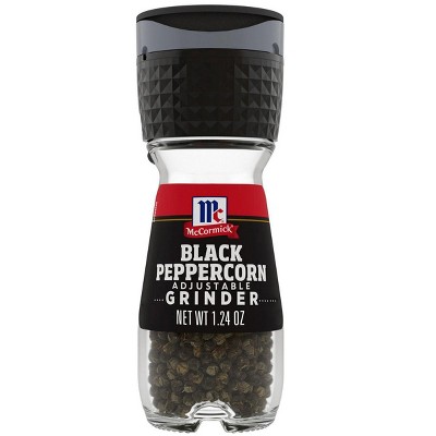 McCormick Black Pepper Grinder, 1 oz (Pack of 4)