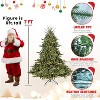 NicBex 8ft Prelit Artificial Christmas Tree with 2673 Branch Tips, 900 Lights and Metal Stand for Decoration - 2 of 4