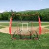 VEVOR Baseball Softball Practice Net, Portable Baseball Training Net for Hitting Batting Catching Pitching, Backstop Baseball Equipment - 2 of 4