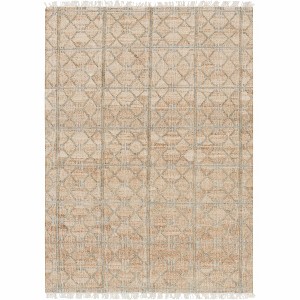 Hauteloom Rice Dusty Sage Fringed Jute Carpet - 1 of 4