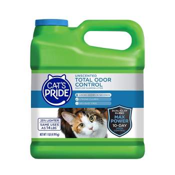 Cat's Pride Unscented Total Odor Control Cat Litter - 11lbs