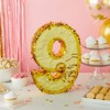 Juvale Small Gold Foil Number 9 Pinata for 9th Birthday Party Decorations, Anniversary Celebrations, 15.5 x 11 x 3 In - image 2 of 4